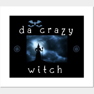 crazy witch Posters and Art